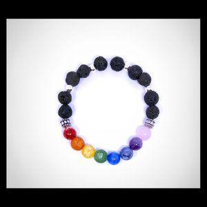 His Chakra Diffuser Bracelet w/Higher Crown